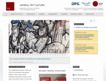 Tablet Screenshot of materiale-textkulturen.org