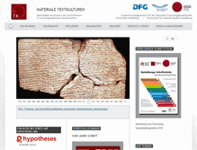 Tablet Screenshot of materiale-textkulturen.de